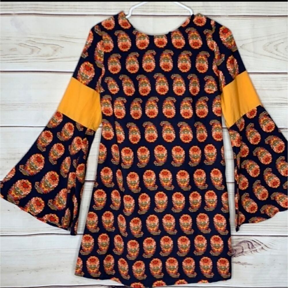 Gianni Bini Bell Sleeve Boho Dress